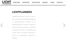 Tablet Screenshot of lichtplanners.nl
